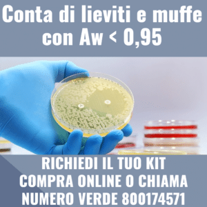 Conta di lieviti e muffe con Aw < 0,95