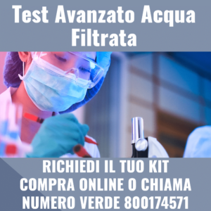 Test avanzato acqua filtrata