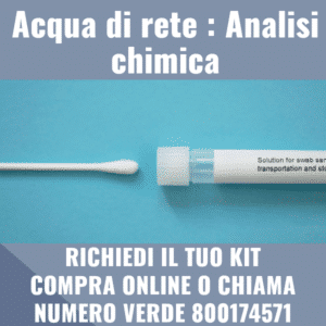 Acqua di rete Analisi chimica
